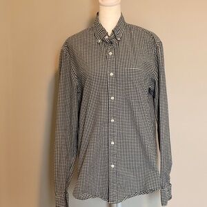J. Crew Blue and White Checkered Men's Shirt